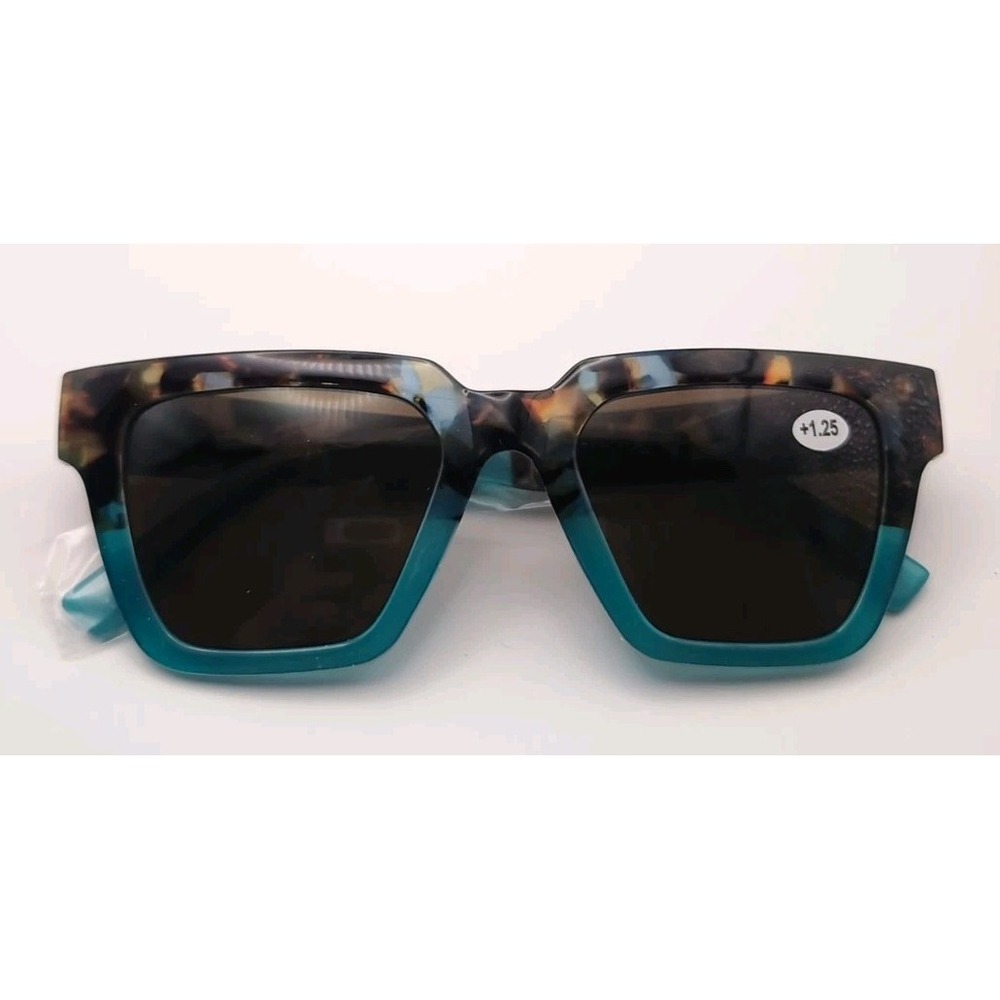 BIFOCAL Women‎ Big Lens Brown Tint Reading SunGlasses  Outdoor Readers +1.25